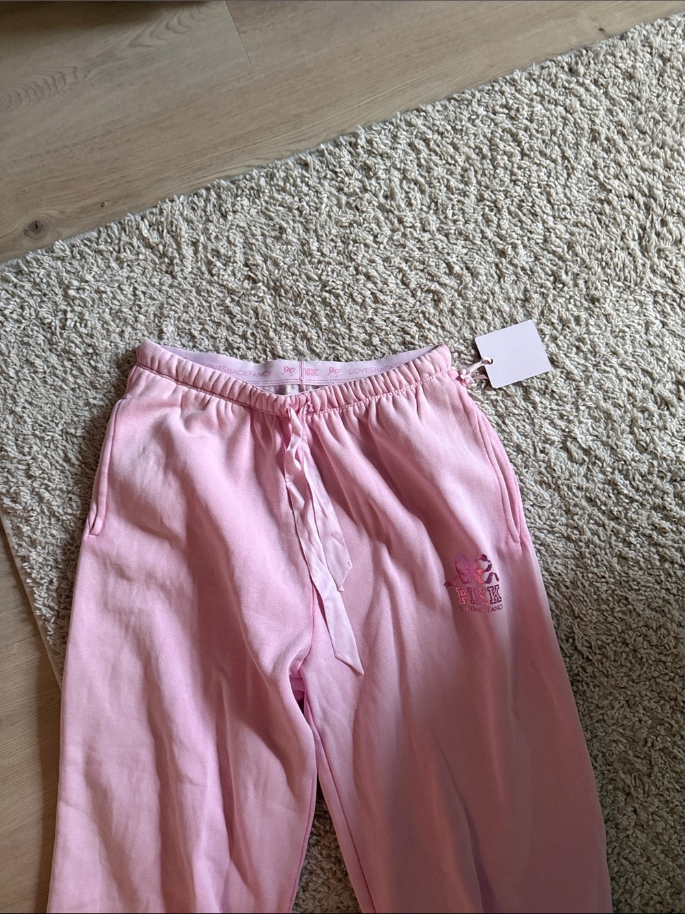 Loveshakefancy x PINK Victoria's Secret Light Pink sweat set - Picture 2 of 3